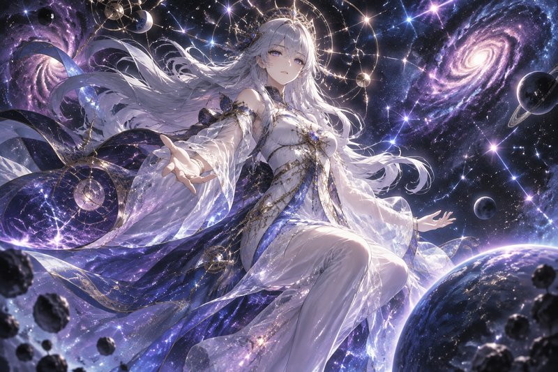 Celestial Goddess anime puzzle